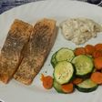 Salmón con parmentier en lékué