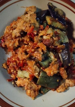 Foto resep Sambal Terasi Tempe Terong penyet