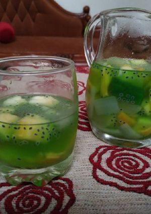Foto resep Es buah segar dan simple