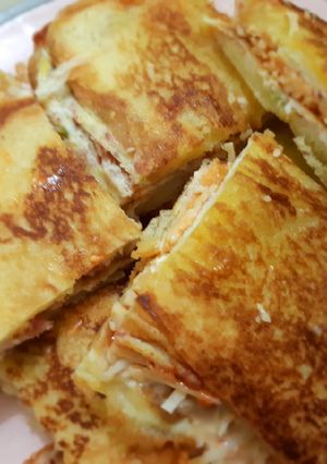 Foto resep Roti bakar ala roti john homemade