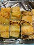 Bacalhau gratinado com batatas ao murro