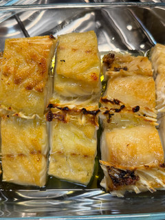 Foto de Bacalhau gratinado com batatas ao murro