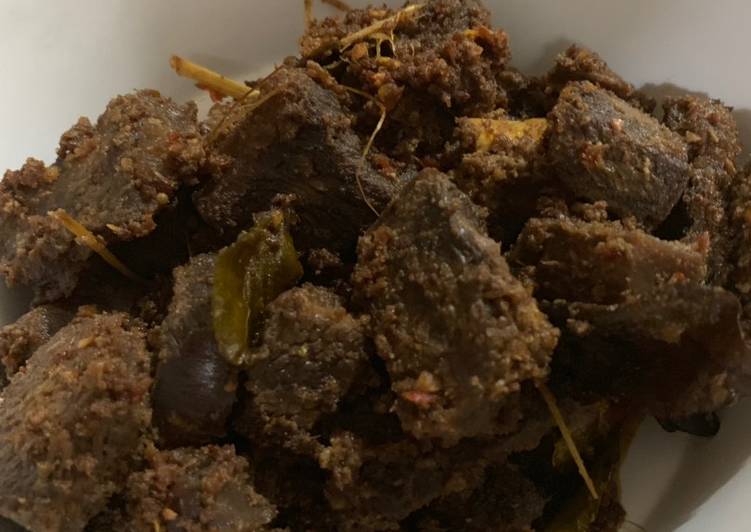 Rendang daging praktis