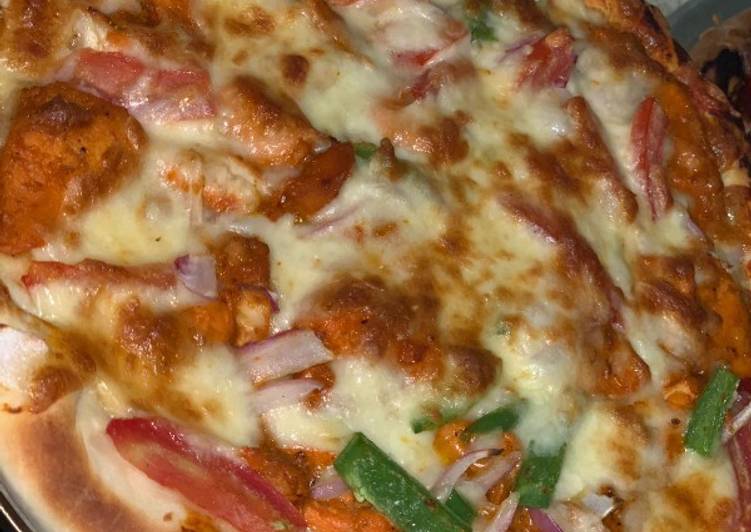 Recipe of Super Quick Homemade Simple Chicken Tikka Pizza