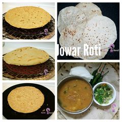 A picture of Jowar Roti.