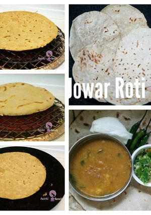 A picture of Jowar Roti.