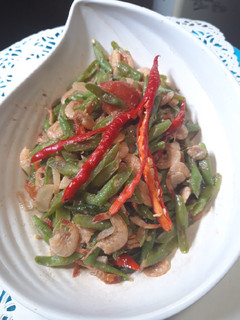 Foto resep Kacang panjang tumis udang