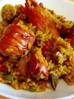 Una foto de Arroz con bogavante