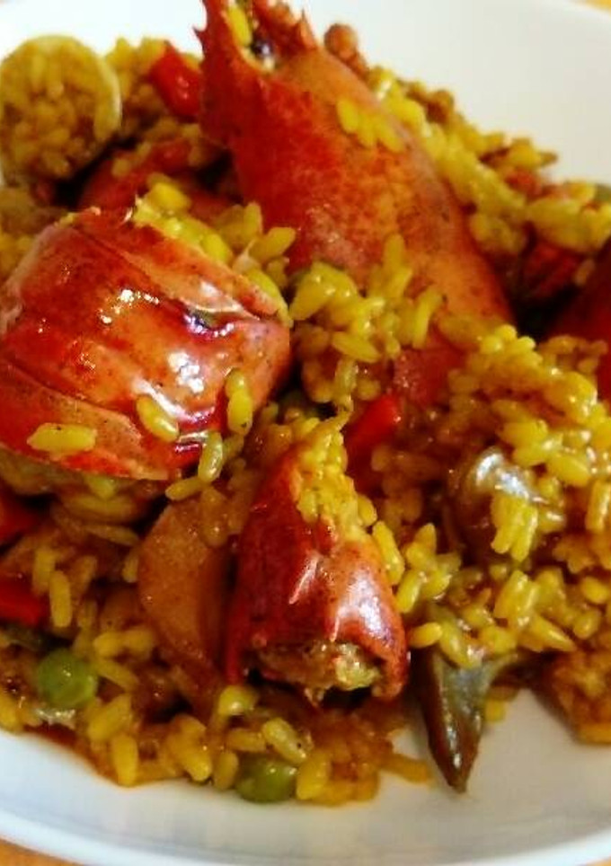 Una foto de Arroz con bogavante