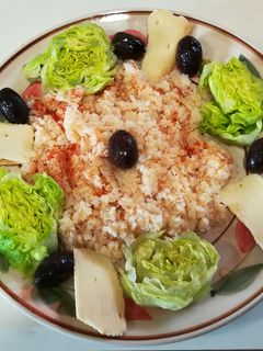 Una foto de Aperitivo de bacalao frito y pimentón