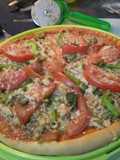 Pizza Casera con harina integral