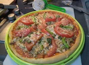 Una foto de Pizza Casera con harina integral