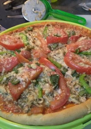 Una foto de Pizza Casera con harina integral