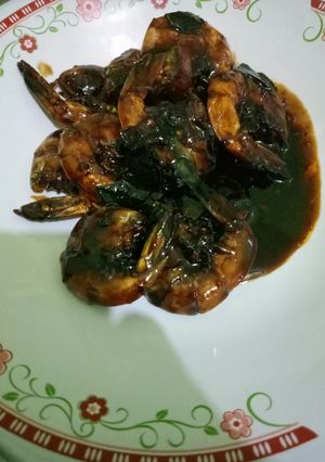 Foto resep Udang goreng masak kecap