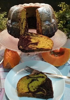 Foto principal de Bundk cake de calabaza y chocolate