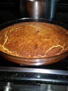 Una foto de Pastel de choclo o Chipà Guazú (idioma guaraní)
