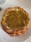 Tarta de queso con pistachos
