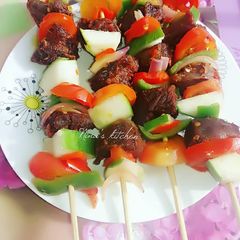 A picture of Beef kebab.