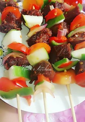 A picture of Beef kebab.