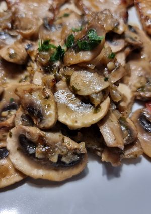 Una foto de Champiñones especiales