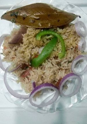 A picture of Chinese fusion rice.