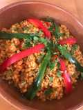 Bulgur with Tomatoes (Bulgur bi Banadora)