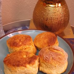 A picture of Wheat Flour and Maas Scones.