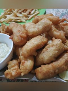 Foto resep Fish and Chips with Soda Batter