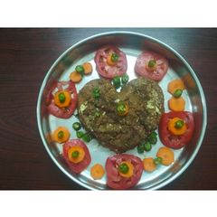 A picture of Ragi paneer upma.