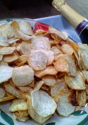 A picture of Spicy Cocoyam Chips.