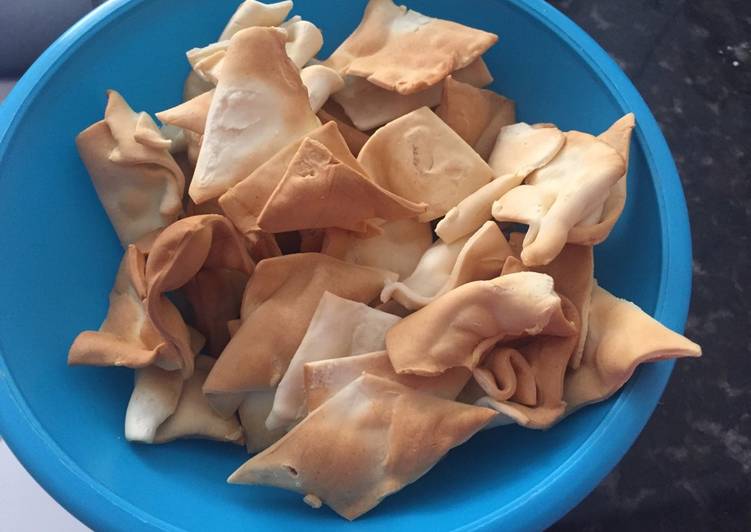 Massa de lasanha crocante