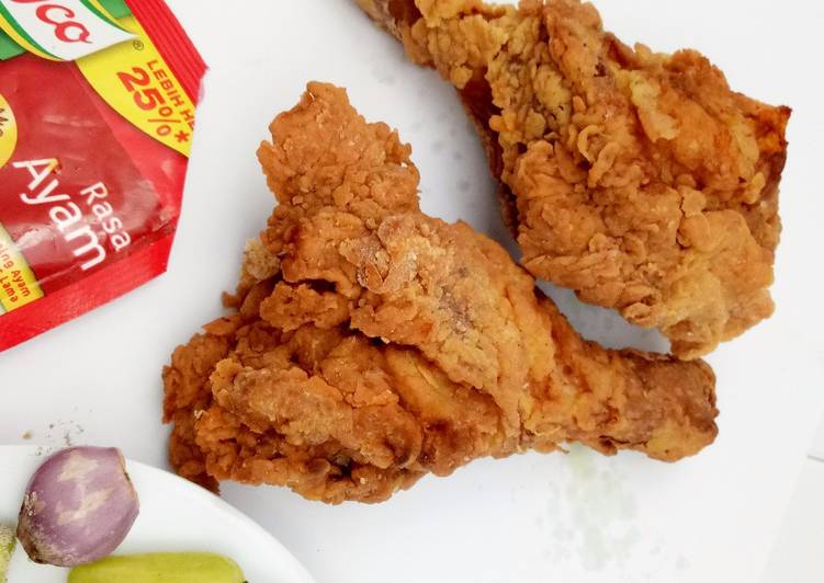 Resep Ayam Goreng Crispy ala KFC Anti Gagal