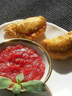 عکسی از دستور پیراشکی مرغ