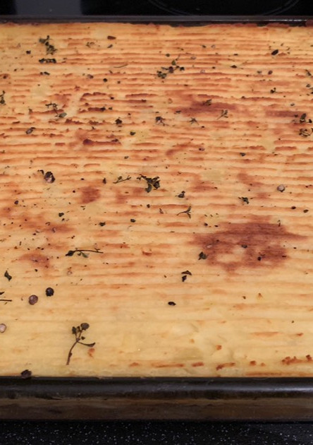 A picture of Shepherd’s pie (Herders pastei).