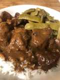 Beef and Mushrooms with Rice