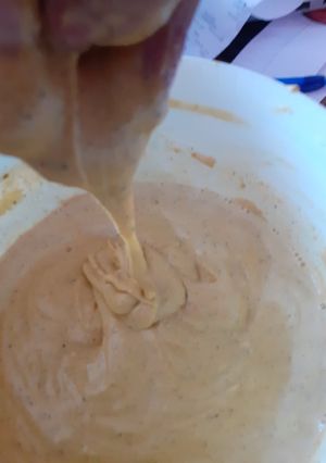 A picture of Pakora batter.