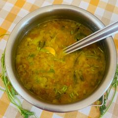A picture of Cabbage Sambar.