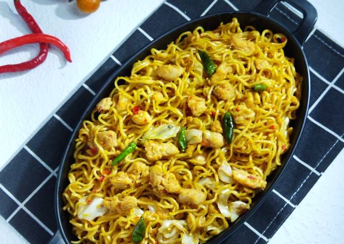 Cara Gampang Menyiapkan Mie goreng tek tek, Lezat