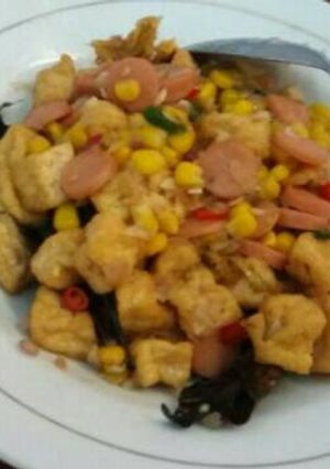 Foto resep Tumis tahu sosis jamur