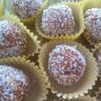 Trufas de vainilla, dulce de leche y coco