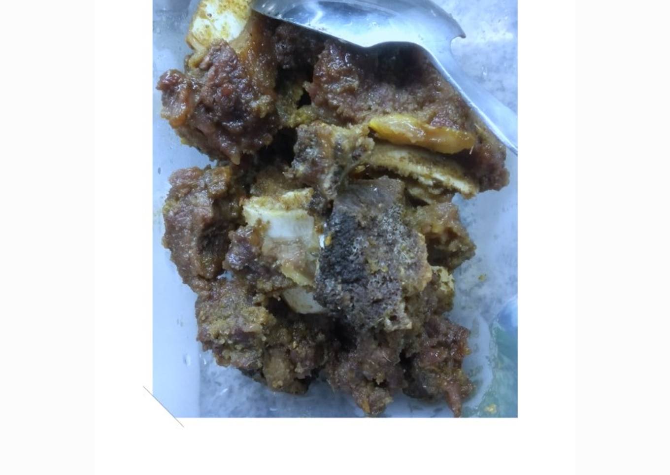 Iga goreng (ukep)