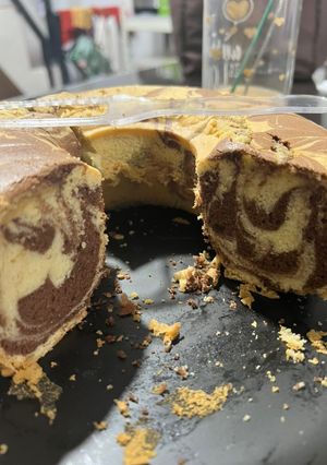 Foto resep Marble cake / bolu marmer / bolu zebra