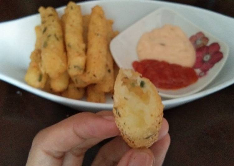 Cara Bikin #4 Potato Cheese Stick yang Lezat