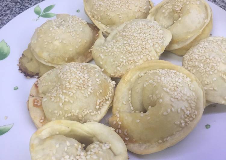 Knishes de papa(vegano)