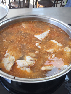 Una foto de All-i-pebre de merluza