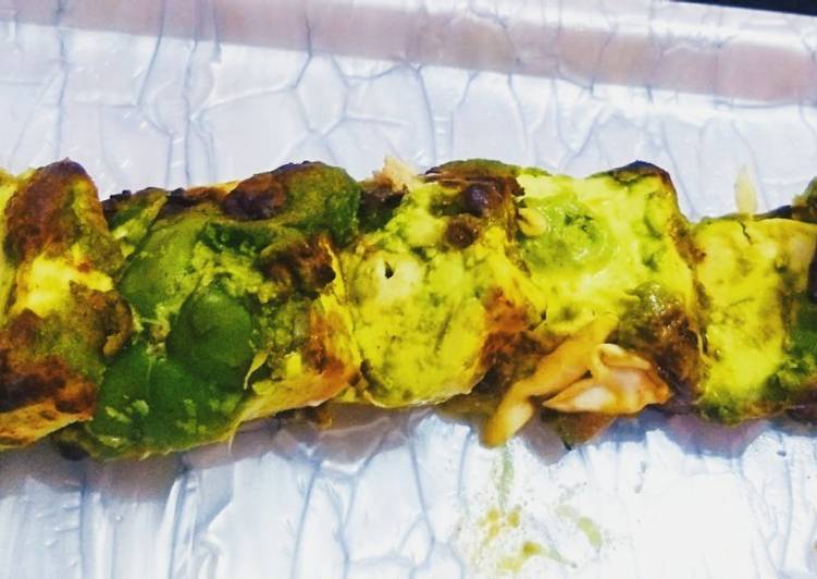 Paneer hariyali tikka