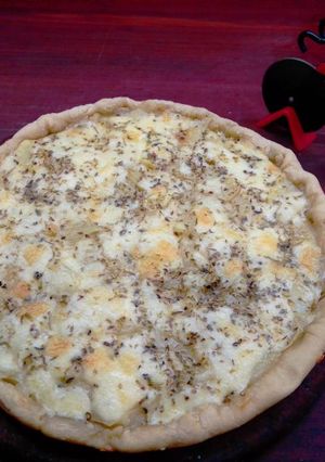 Una foto de Pizza de papas (con le patate)