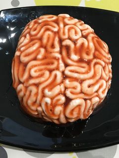 Una foto de Tarta de cerebro para Halloween