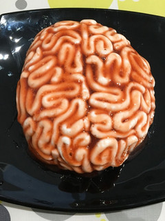 Una foto de Tarta de cerebro para Halloween