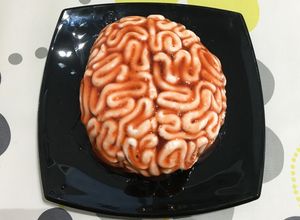 Foto principal de Tarta de cerebro para Halloween